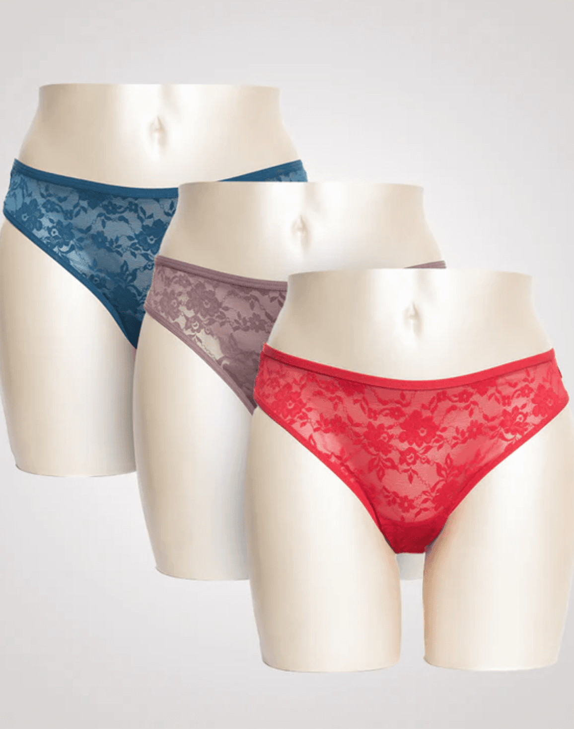 AMANTE Lace Thong (Pack of 3)