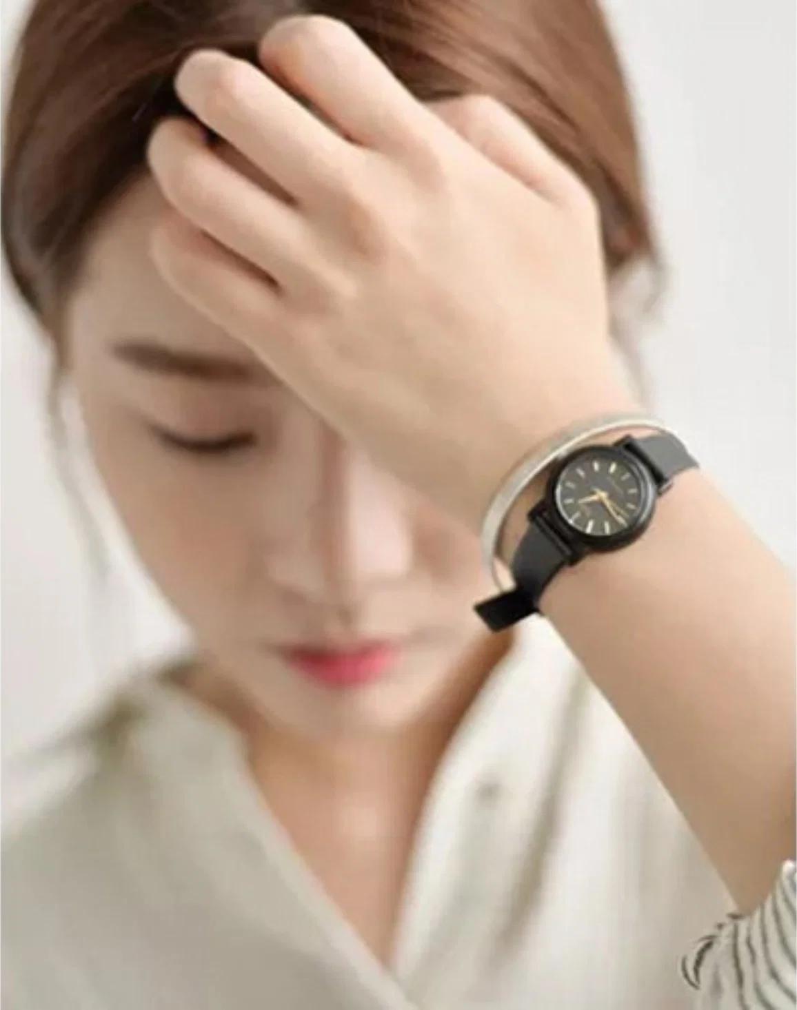 CASIO BLACK RESIN WOMEN'S WATCH