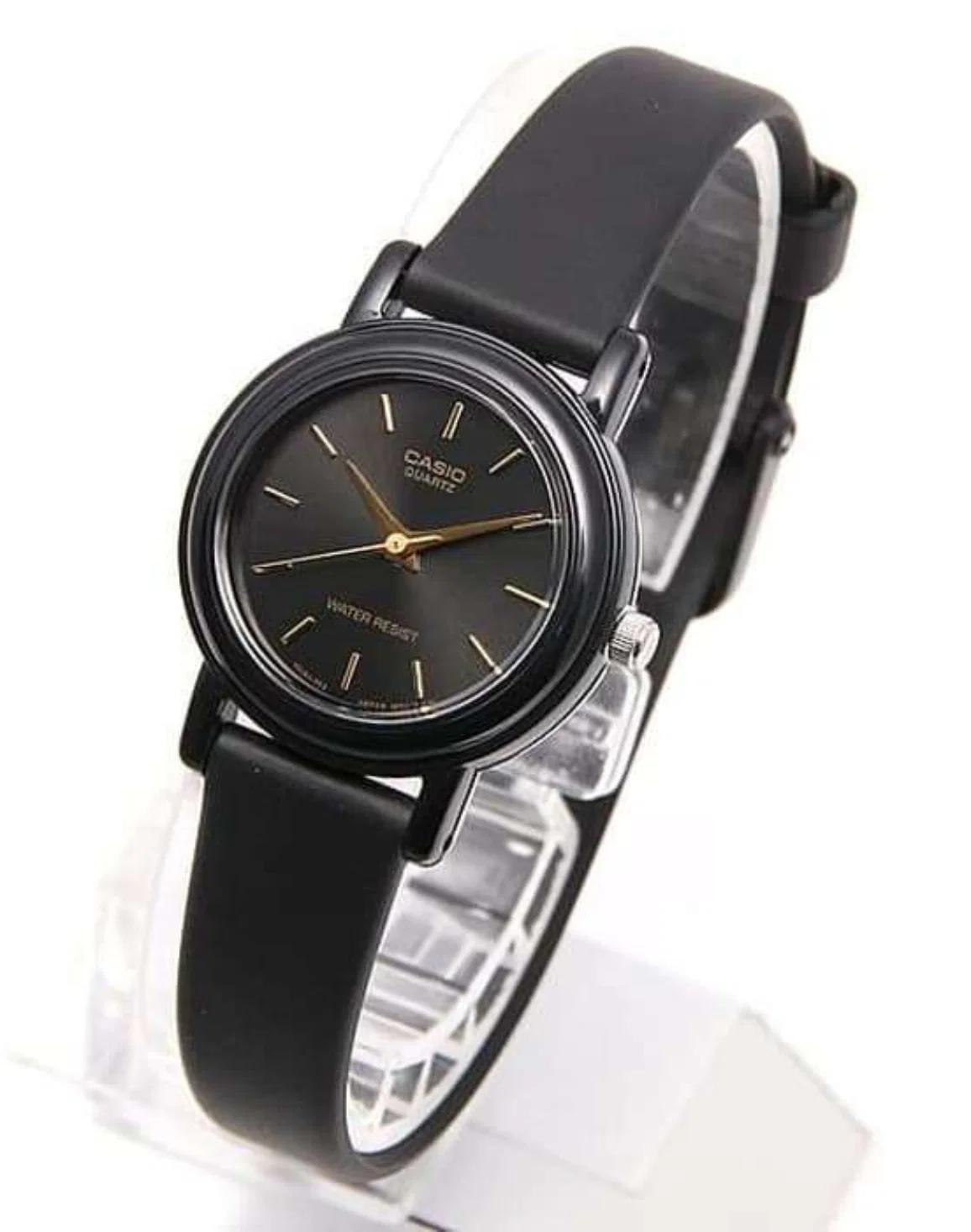 CASIO BLACK RESIN WOMEN'S WATCH