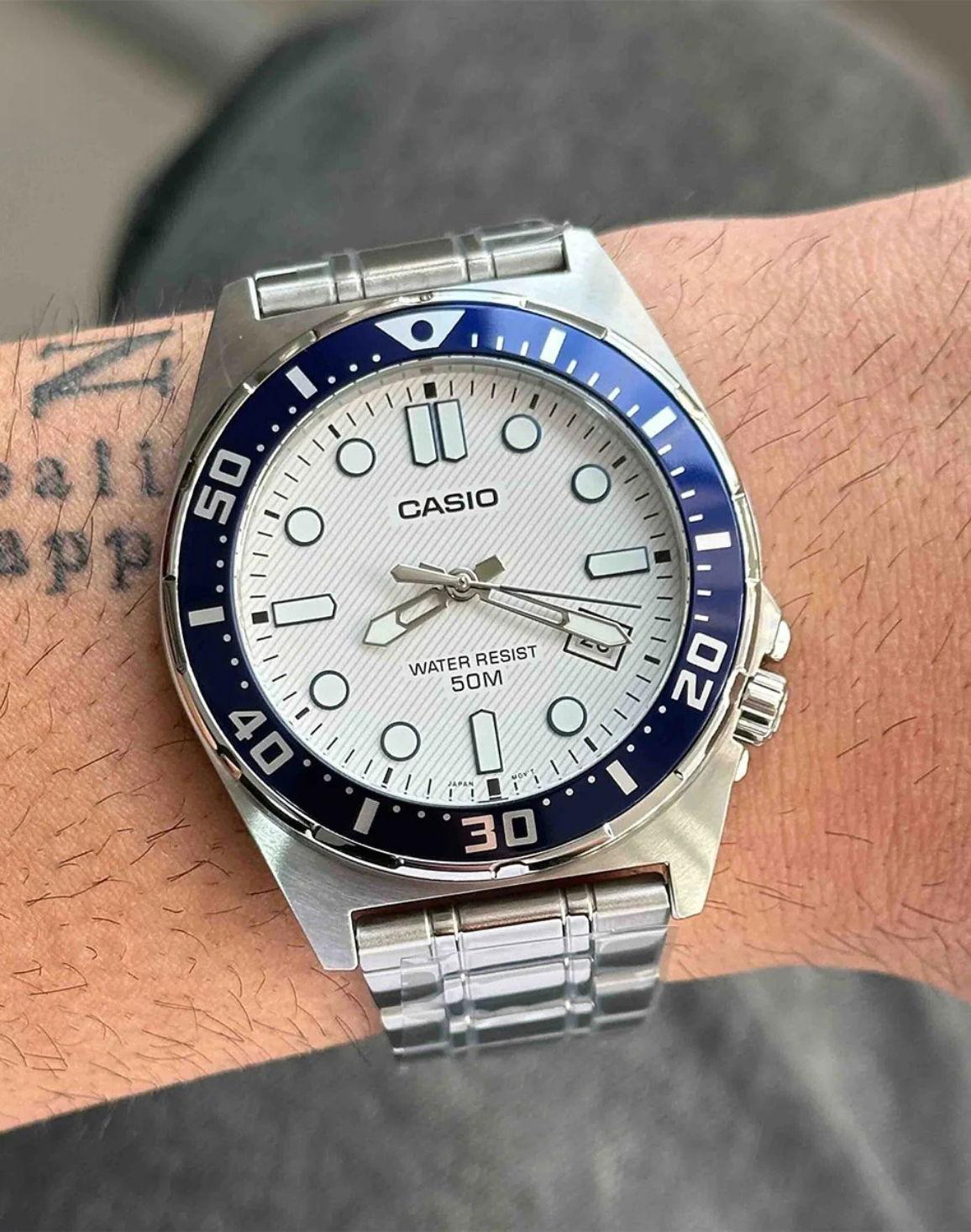 CASIO ENTICER MEN'S ANALOG WATCH