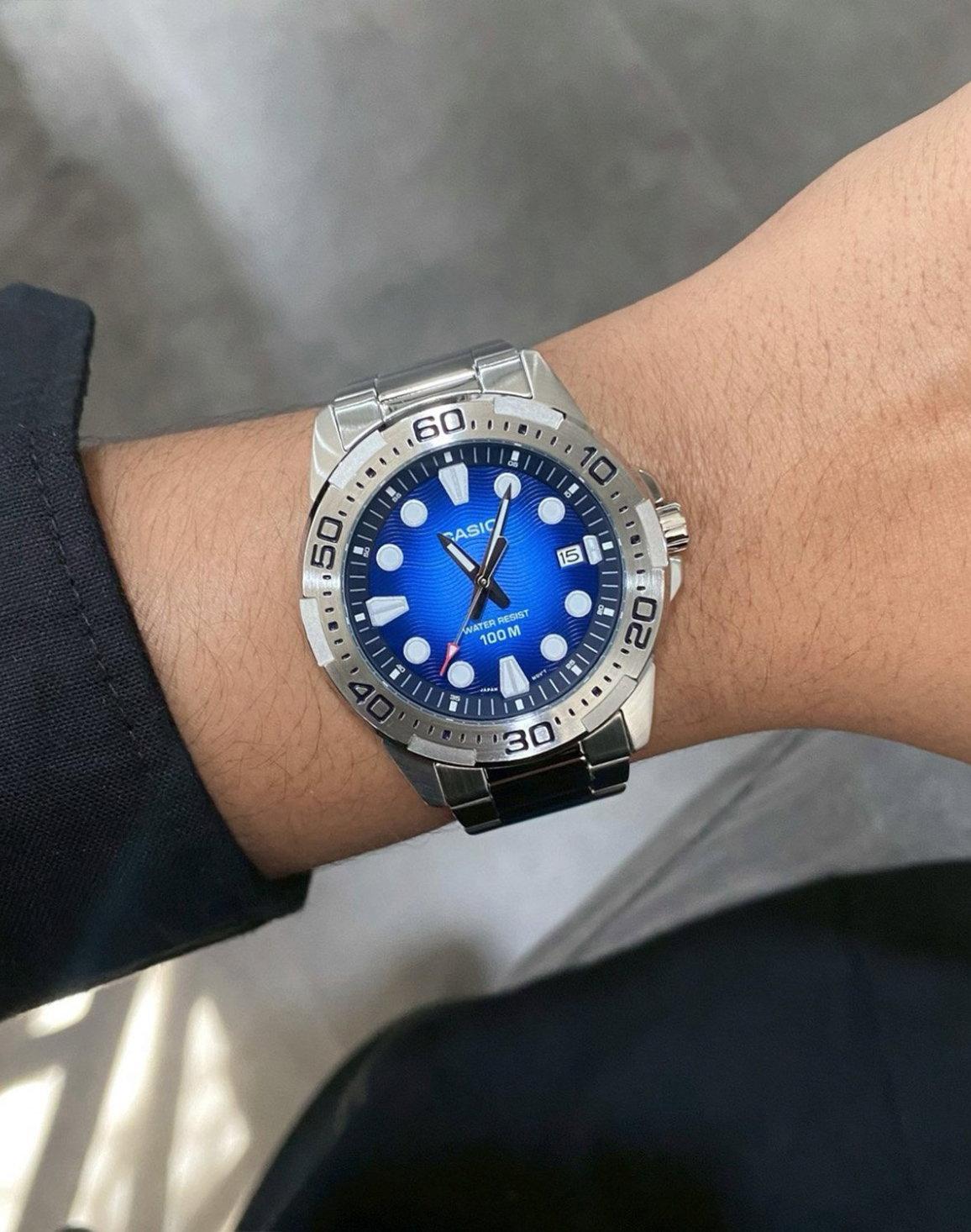 CASIO ENTICER MEN'S ANALOG WATCH