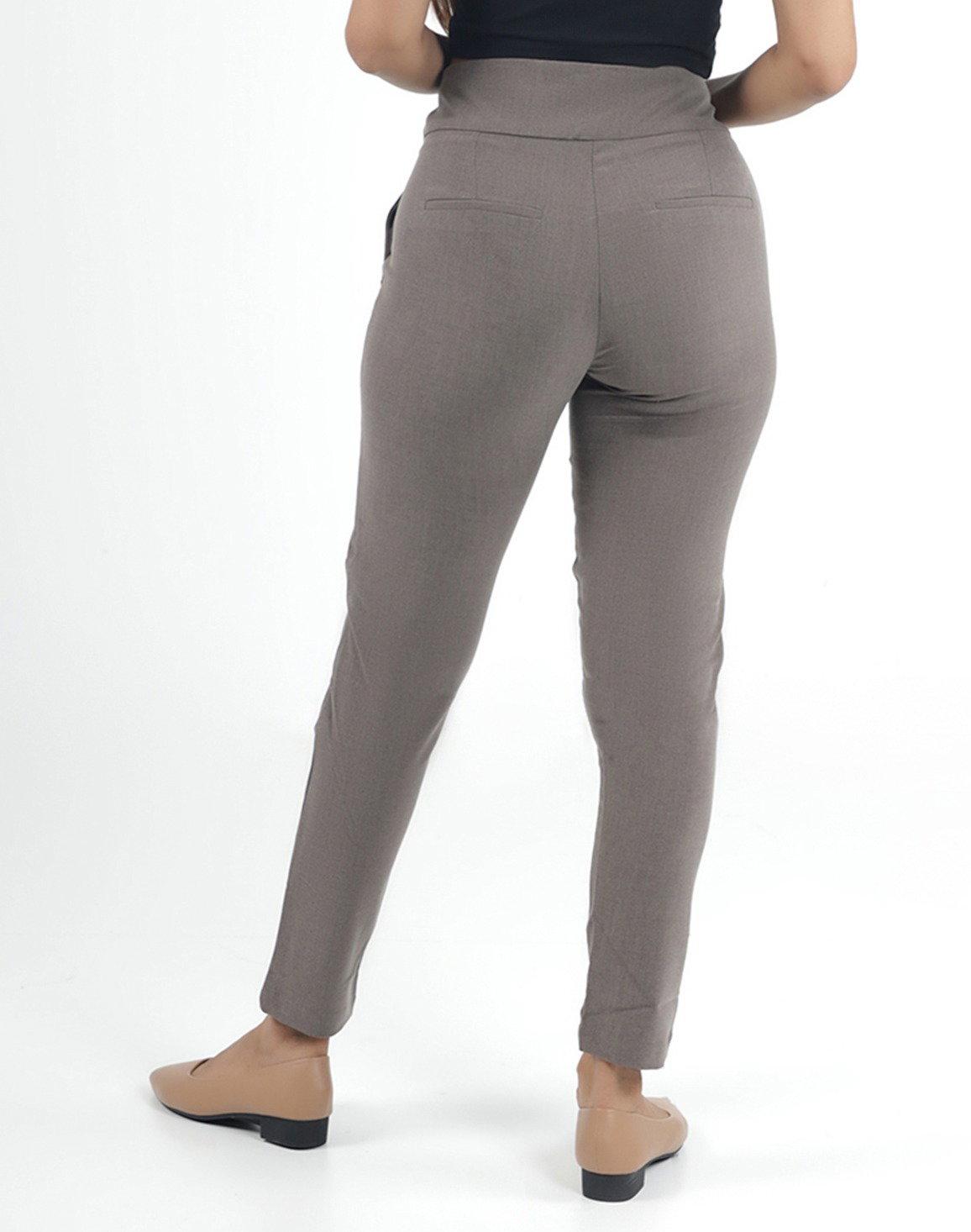 HUF & DEE Women's Slim Fit High Waist Three Botton Formal Pant