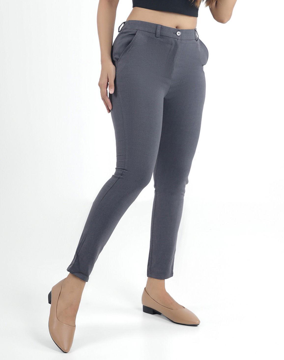 HUF & DEE Women's Slim Fit Formal Pant