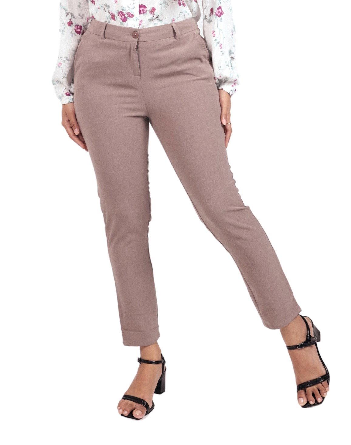 HUF & DEE Women's Slim Fit Formal Pant