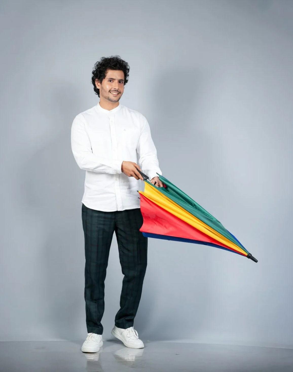 Multi Colour Gents Umbrella