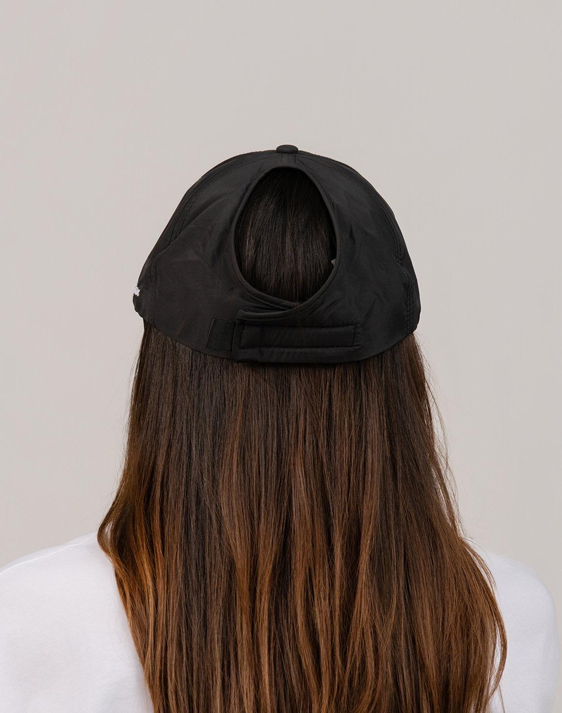 Women's Adjustable Visor Cap Black